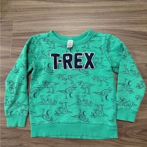 Carter's Green T-Rex Sweatshirt for Kids size 5T
